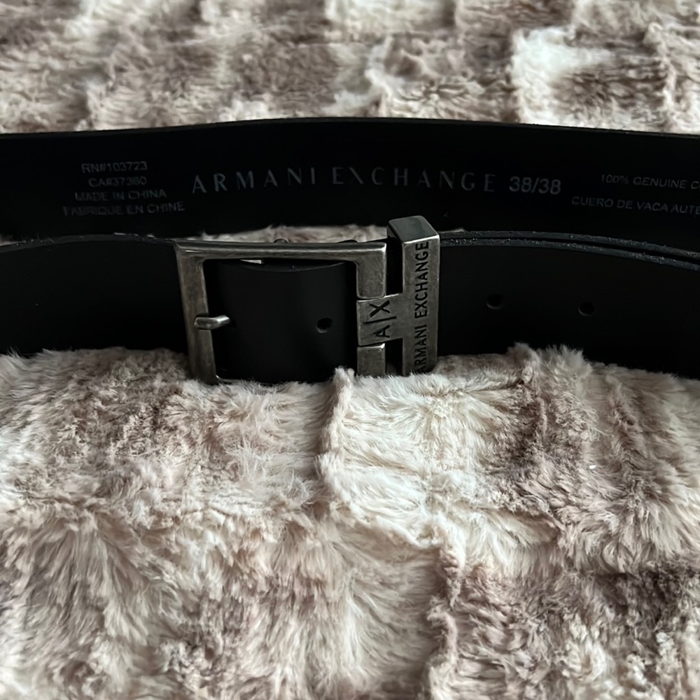 Armani Exchange mens belt.